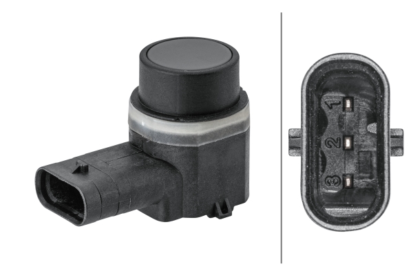 Sensor ajutor parcare VW GOLF VAN VI Variant (AJ5) 1.6 TDi BlueMotion diesel 105 cai HELLA 6PX 358 141-771