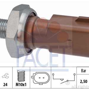 Senzor presiune ulei VW GOLF VAN VII Variant (BA5) 2.0 TDi BlueMotion diesel 150 cai FACET 7.0205