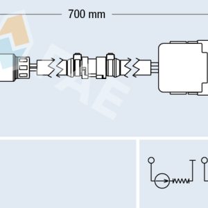 Sonda Lambda VW GOLF VI Variant (AJ5) 1.6 benzina 102 cai FAE 75037