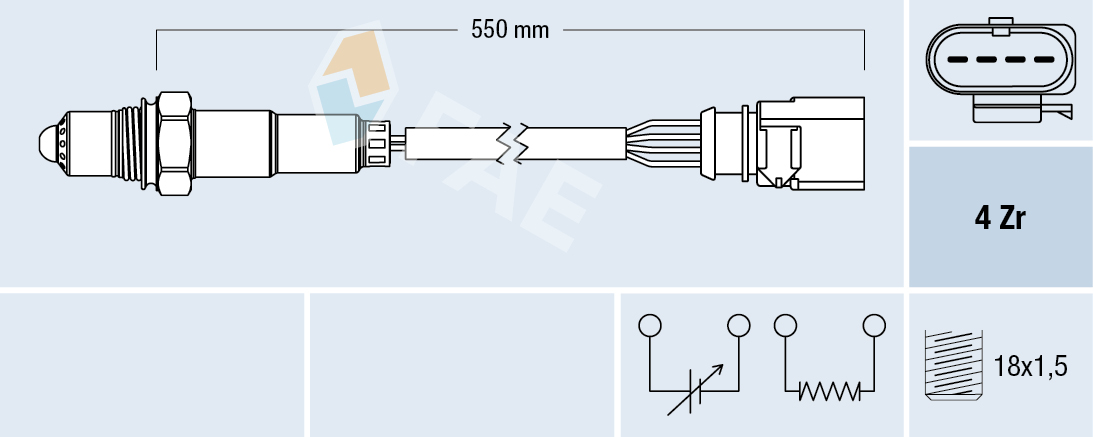 Sonda Lambda VW GOLF VAN VI Variant (AJ5) 1.4 TSi benzina 122 cai FAE 77439
