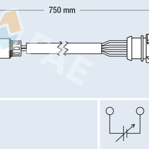 Sonda Lambda VW GOLF VI Cabriolet (517) 2.0 GTI benzina 211 cai FAE 77901