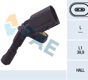 Senzor turatie roata VW GOLF VI (5K1) 1.4 benzina 80 cai FAE 78102