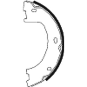 Set saboti frana frana de mana VW CRAFTER 30-50 platou / sasiu (2F_) 2.0 TDI diesel 142 cai TEXTAR 91069000