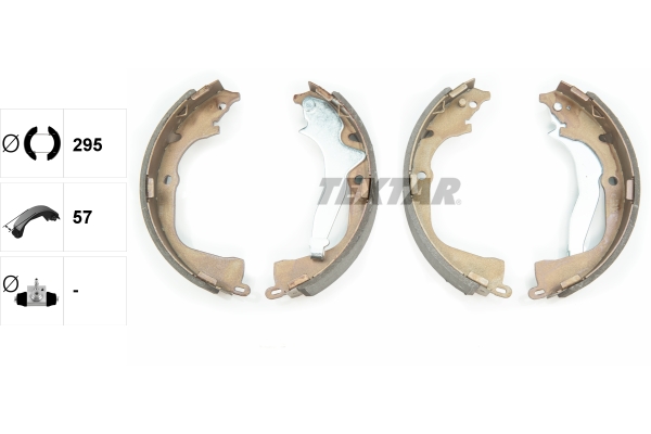Set saboti frana VW AMAROK (2HA, 2HB, S1B, S6B, S7A, S7B) 2.0 BiTDI diesel 180 cai TEXTAR 91078700