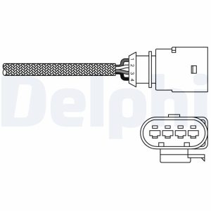 Sonda Lambda VW GOLF VI Variant (AJ5) 1.6 benzina 102 cai DELPHI ES20289-12B1