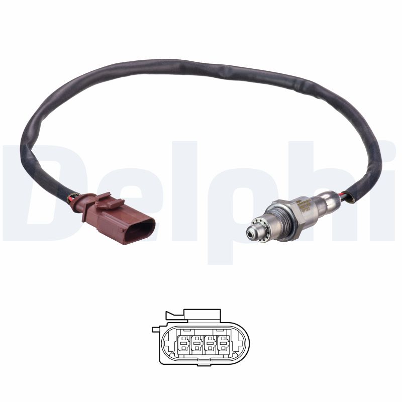 Sonda Lambda VW GOLF VII (5G1, BQ1, BE1, BE2) 1.2 TSI benzina 86 cai DELPHI ES21155-12B1