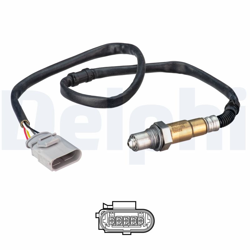 Sonda Lambda VW GOLF VII (5G1, BQ1, BE1, BE2) 2.0 R 4motion benzina 300 cai DELPHI ES21183-12B1