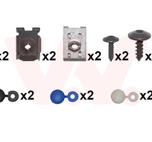 Set montaj bara protectie VW GOLF VI (5K1) 2.0 GTi benzina 200 cai VAN WEZEL 5863793