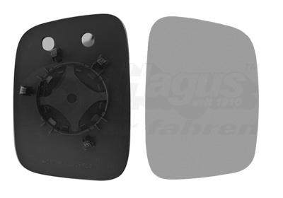 Sticla oglinda retrovizoare exterioara VW CADDY IV Autoutilitara/limuzina spatioasa (SAA, SAH) 2.0 TDI 4motion diesel 110 cai VAN WEZEL 5896832