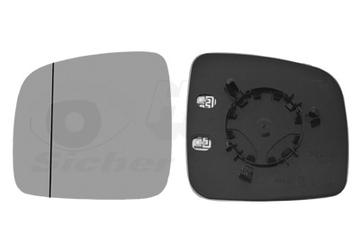 Sticla oglinda retrovizoare exterioara VW CADDY IV Autoutilitara/limuzina spatioasa (SAA, SAH) 1.6 benzina 110 cai VAN WEZEL 5896837