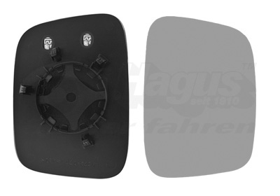 Sticla oglinda retrovizoare exterioara VW CADDY IV Autoutilitara/limuzina spatioasa (SAA, SAH) 1.2 TSI benzina 84 cai VAN WEZEL 5896838