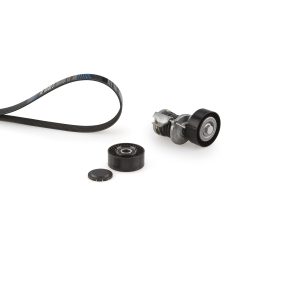 Set curea transmisie cu caneluri VW AMAROK (2HA, 2HB, S1B, S6B, S7A, S7B) 2.0 BiTDI diesel 163 cai GATES K056PK1078