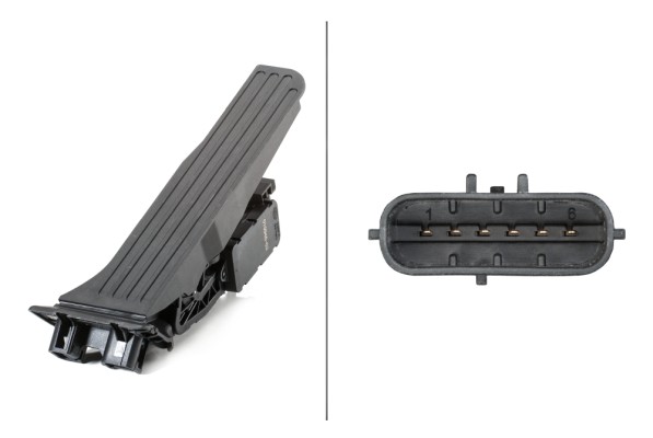 Senzor pedala acceleratie VW GOLF VI Cabriolet (517) 2.0 TDI diesel 150 cai HELLA 6PV 010 946-021