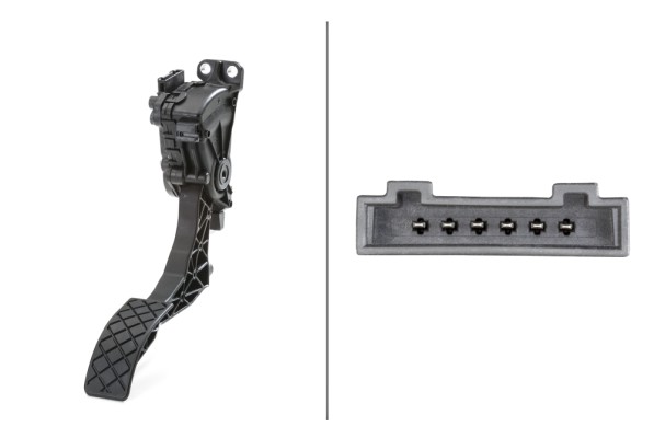 Senzor pedala acceleratie VW AMAROK (2HA, 2HB, S1B, S6B, S7A, S7B) 3.0 TDI 4motion diesel 204 cai HELLA 6PV 008 496-701