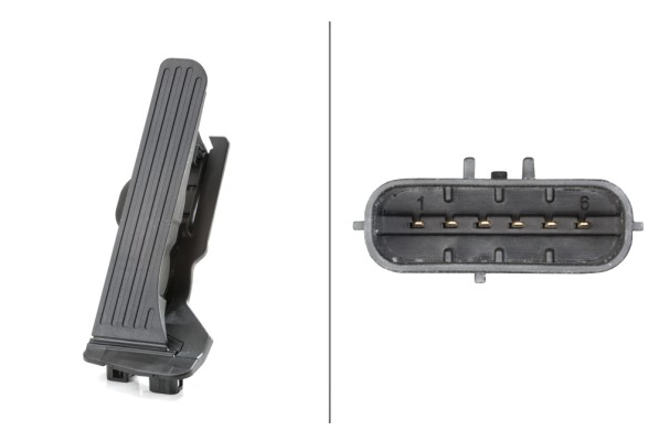 Senzor pedala acceleratie VW GOLF VI Variant (AJ5) 1.2 TSI benzina 105 cai HELLA 6PV 011 040-711