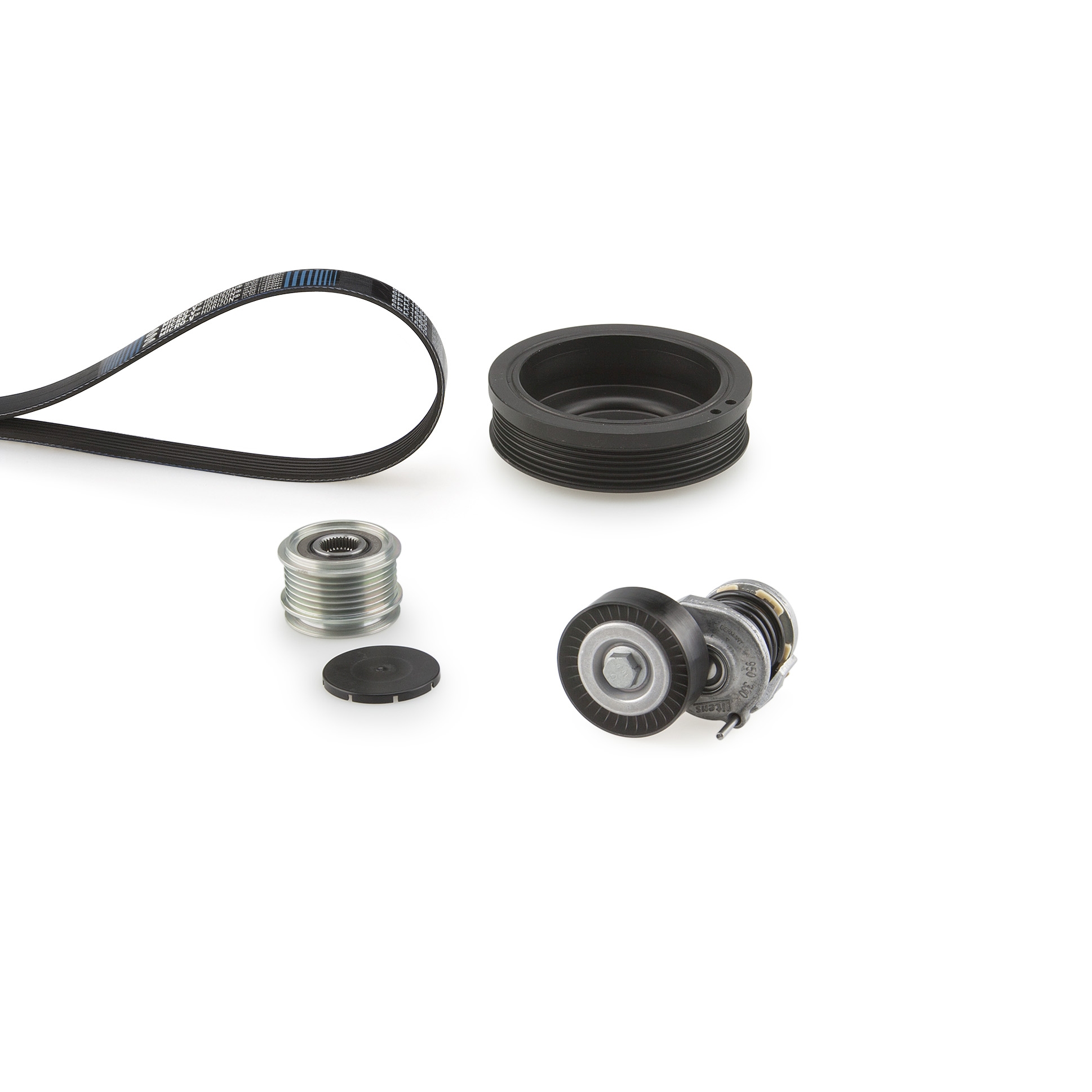 Set curea transmisie cu caneluri VW GOLF VI Variant (AJ5) 1.6 TDI diesel 105 cai GATES K096PK1070