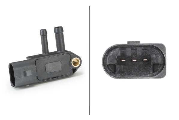 Senzor presiune gaze evacuare VW CRAFTER 30-50 platou / sasiu (2F_) 2.0 TDI diesel 136 cai HELLA 6PP 009 409-261