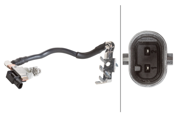 Senzor management baterie VW GOLF VII (5G1, BQ1, BE1, BE2) 1.4 TSI benzina 125 cai HELLA 6PK 010 943-901