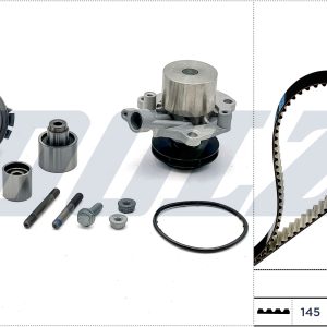 Set pompa apa + curea dintata VW ARTEON (3H7, 3H8) 2.0 TDI diesel 150 cai DOLZ KD153