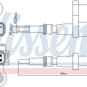 Senzor temperatura lichid de racire VW CRAFTER bus (SYI, SYJ) 2.0 TDI diesel 177 cai NISSENS 207017