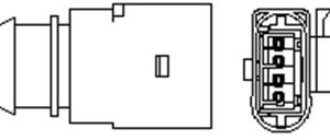 Sonda Lambda VW GOLF VI (5K1) 1.6 BiFuel Benzina/Autogaz (GPL) 102 cai MAGNETI MARELLI 466016355045