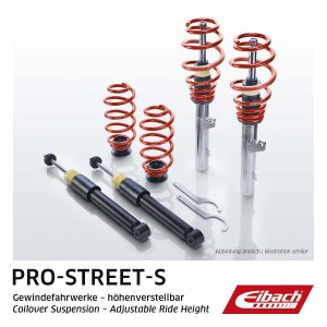 Set suspensie arcuri elicoidale / amortizoare VW GOLF VI (5K1) 1.6 MultiFuel Benzina/Etanol 102 cai EIBACH PSS65-81-009-02-22