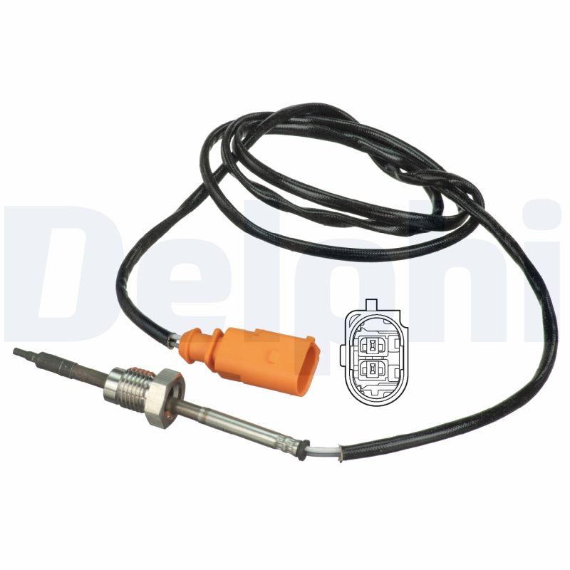 Senzor temperatura gaze evacuare VW AMAROK (2HA, 2HB, S1B, S6B, S7A, S7B) 2.0 BiTDI 4motion diesel 180 cai DELPHI TS30081
