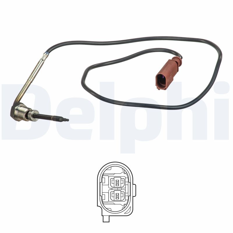 Senzor temperatura gaze evacuare VW CRAFTER 30-35 bus (2E_) 2.5 TDI diesel 109 cai DELPHI TS30177