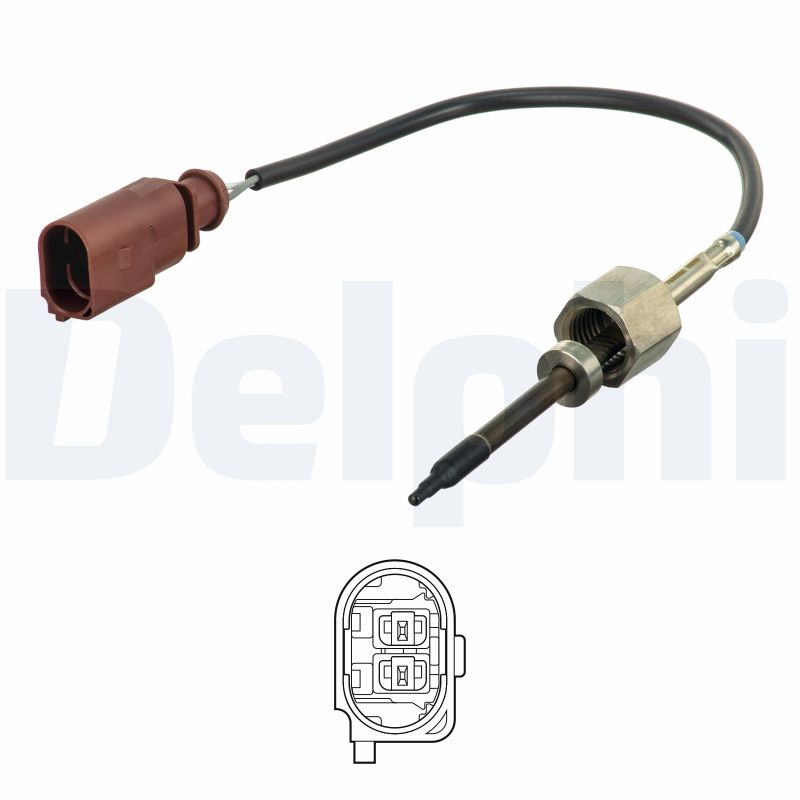 Senzor temperatura gaze evacuare VW CRAFTER 30-50 platou / sasiu (2F_) 2.5 TDI diesel 88 cai DELPHI TS30262