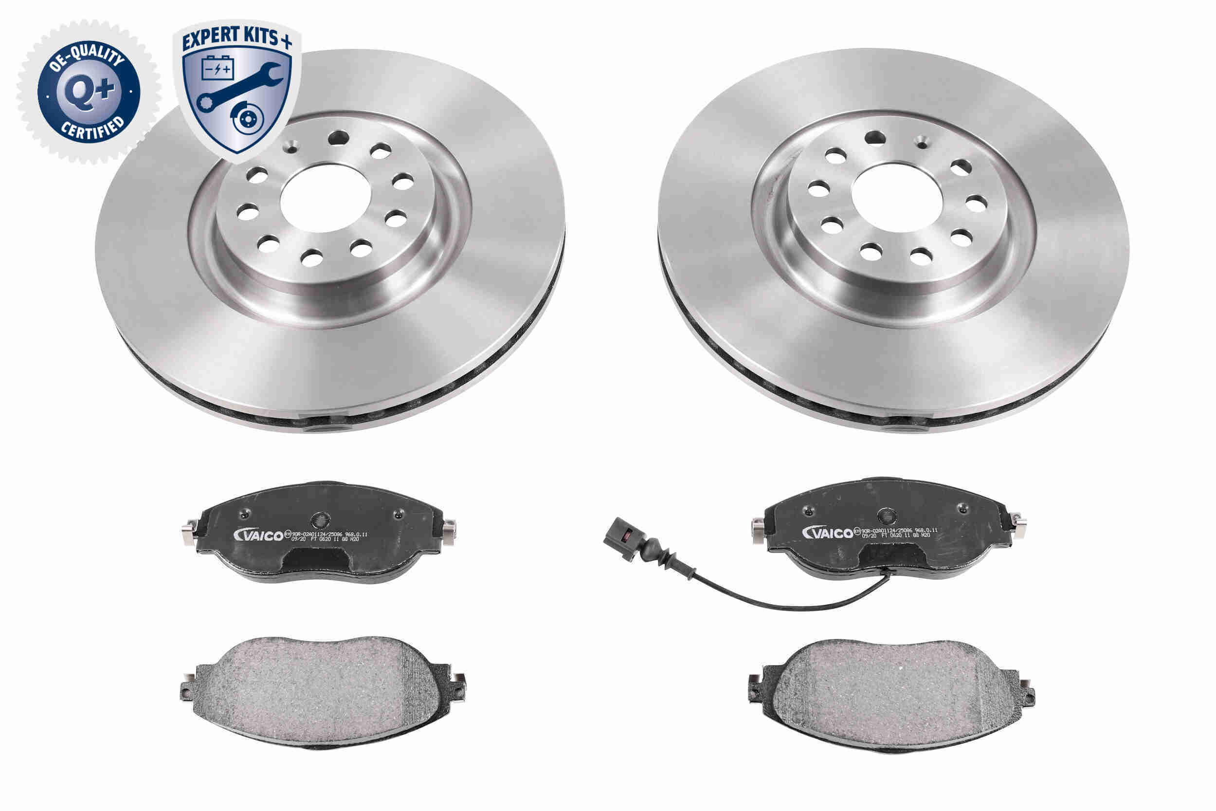 Set frana frana disc VW GOLF VII (5G1, BQ1, BE1, BE2) 1.2 TSI benzina 110 cai VAICO V10-6628