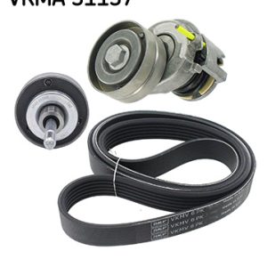 Set curea transmisie cu caneluri VW GOLF VI Cabriolet (517) 1.4 TSI benzina 160 cai SKF VKMA 31137
