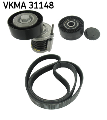 Set curea transmisie cu caneluri VW AMAROK (2HA, 2HB, S1B, S6B, S7A, S7B) 2.0 BiTDI 4motion diesel 163 cai SKF VKMA 31148