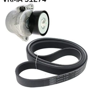 Set curea transmisie cu caneluri VW ARTEON (3H7, 3H8) 2.0 TDI 4motion diesel 200 cai SKF VKMA 31274