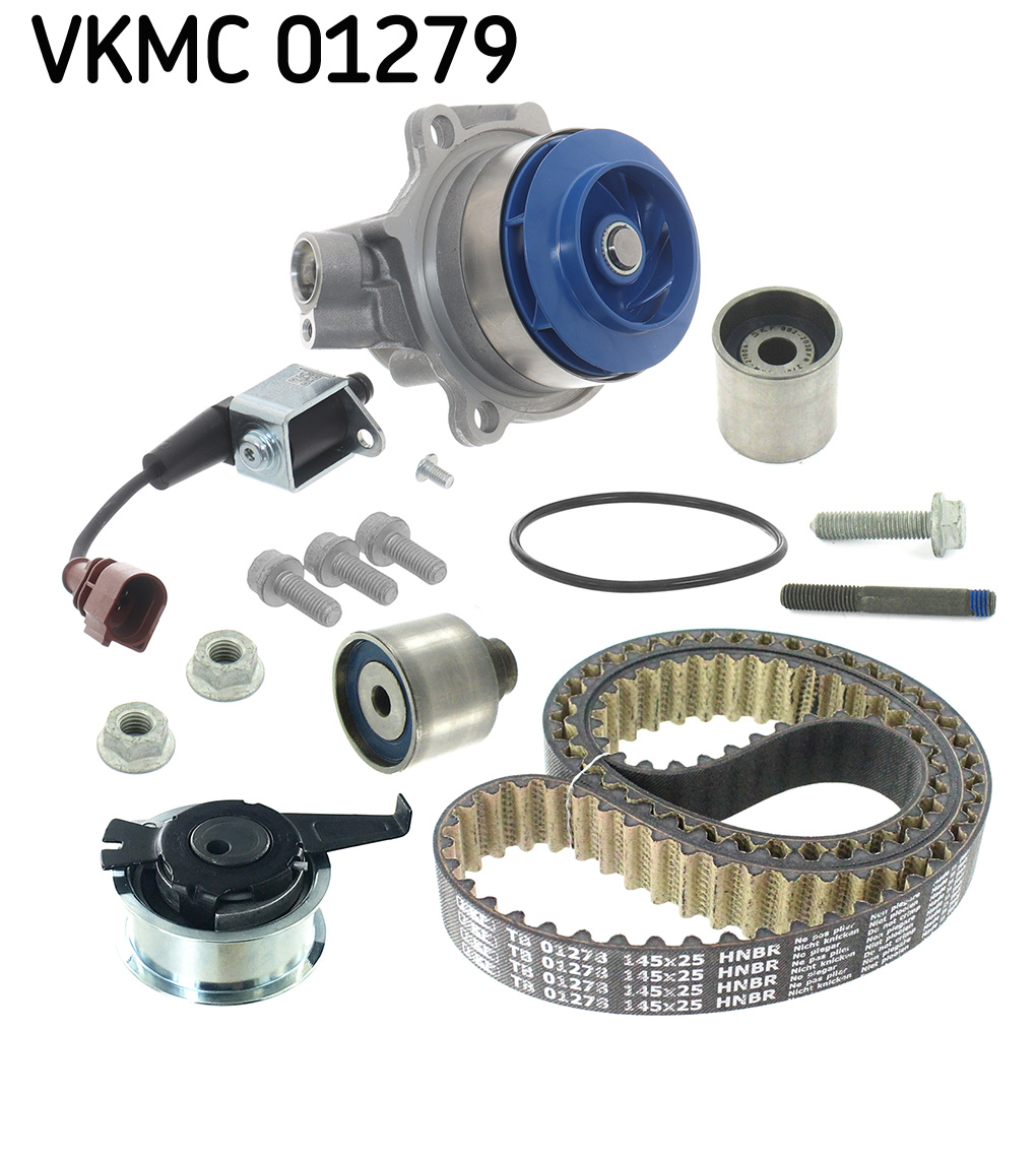 Set pompa apa + curea dintata VW GOLF SPORTSVAN VII (AM1, AN1) 1.6 TDI diesel 115 cai SKF VKMC 01279