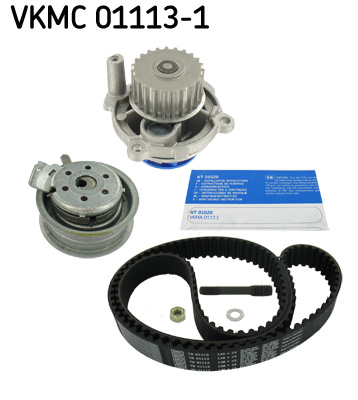 Set pompa apa + curea dintata VW GOLF VI Variant (AJ5) 1.6 MultiFuel Benzina/Etanol 102 cai SKF VKMC 01113-1