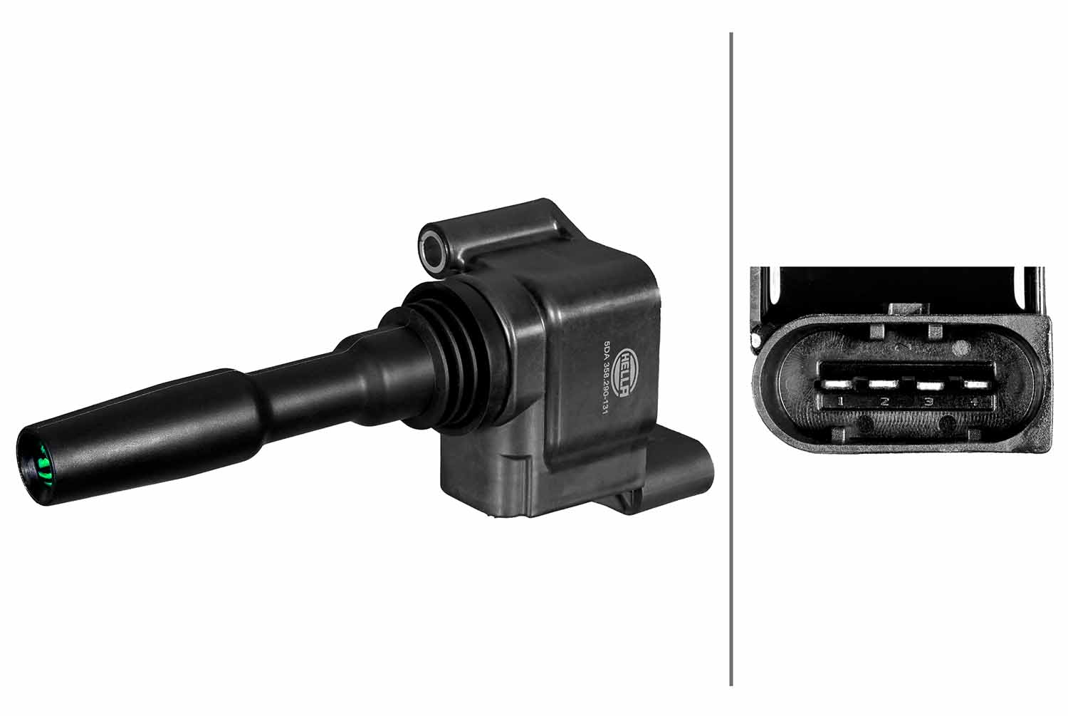Bobina de inductie VW GOLF VII (5G1, BQ1, BE1, BE2) 1.5 TSI benzina 150 cai HELLA 5DA 358 290-131