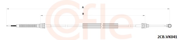 Cablu transmisie manuala VW GOLF VI (5K1) 1.4 TSI benzina 160 cai COFLE 92.2CB.VK041