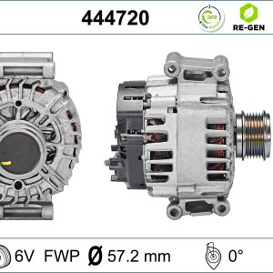 Alternator VW GOLF VII (5G1, BQ1, BE1, BE2) 2.0 GTI Clubsport S benzina 310 cai VALEO 444720