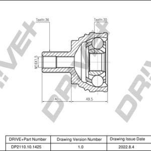 Cap planetara VW GOLF VI (5K1) 1.4 benzina 80 cai DRIVE DP2110.10.1425