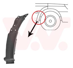 Aripa VW CRAFTER 30-35 bus (2E_) 2.0 TDI diesel 142 cai VAN WEZEL 3077654