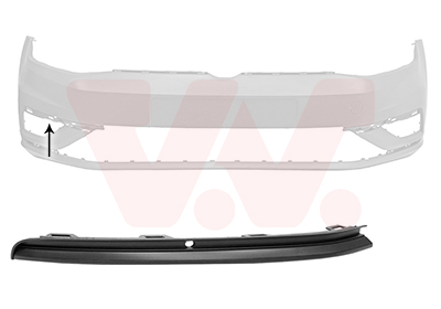 Banda de protectie bara de protectie VW GOLF VII (5G1, BQ1, BE1, BE2) 1.0 TSI benzina 110 cai VAN WEZEL 5775584