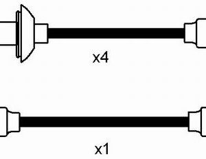 Bujie VW GOLF VI Variant (AJ5) 1.2 TSI benzina 105 cai NGK 97153