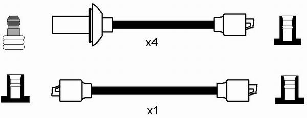 Bujie VW GOLF VAN VI Variant (AJ5) 1.2 TSi benzina 105 cai NGK 97153