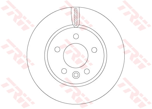 Disc frana VW CRAFTER caroserie (SY_, SX_) 2.0 TDI diesel 102 cai TRW DF6589S