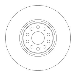 Disc frana VW ATLAS (CA1, CA2, CA3) 3.6 FSi 4motion benzina 249 cai TRW DF6733S