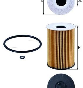 Filtru ulei VW CRAFTER caroserie (SY_, SX_) 2.0 TDI RWD diesel 177 cai KNECHT OX 787D