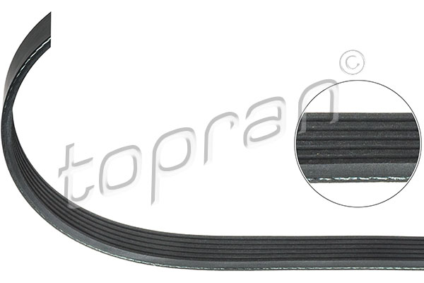Curea transmisie cu caneluri VW CRAFTER 30-35 bus (2E_) 2.0 TDI 4motion diesel 163 cai TOPRAN 114 965