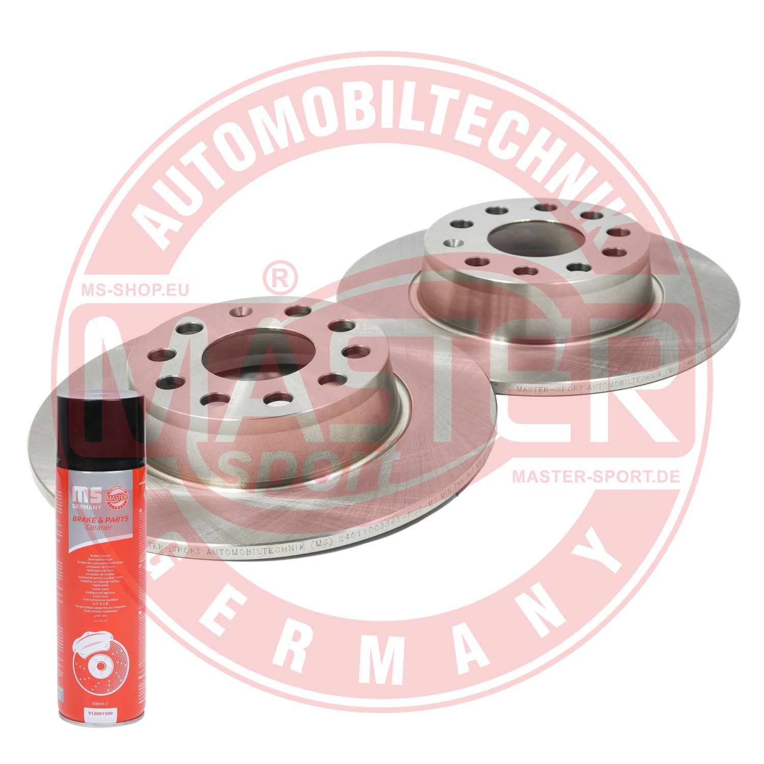 Disc frana VW GOLF VII (5G1, BQ1, BE1, BE2) 2.0 GTI Clubsport benzina 265 cai MASTERSPORT GERMANY 24011003561-SET-MSP
