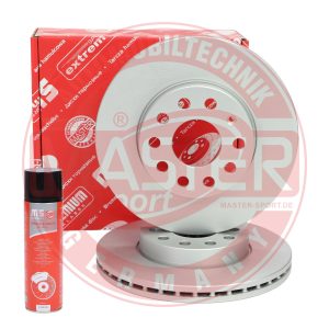Disc frana VW GOLF VII (5G1, BQ1, BE1, BE2) 2.0 R 4motion benzina 280 cai MASTERSPORT GERMANY 24012402581-SET-MSP