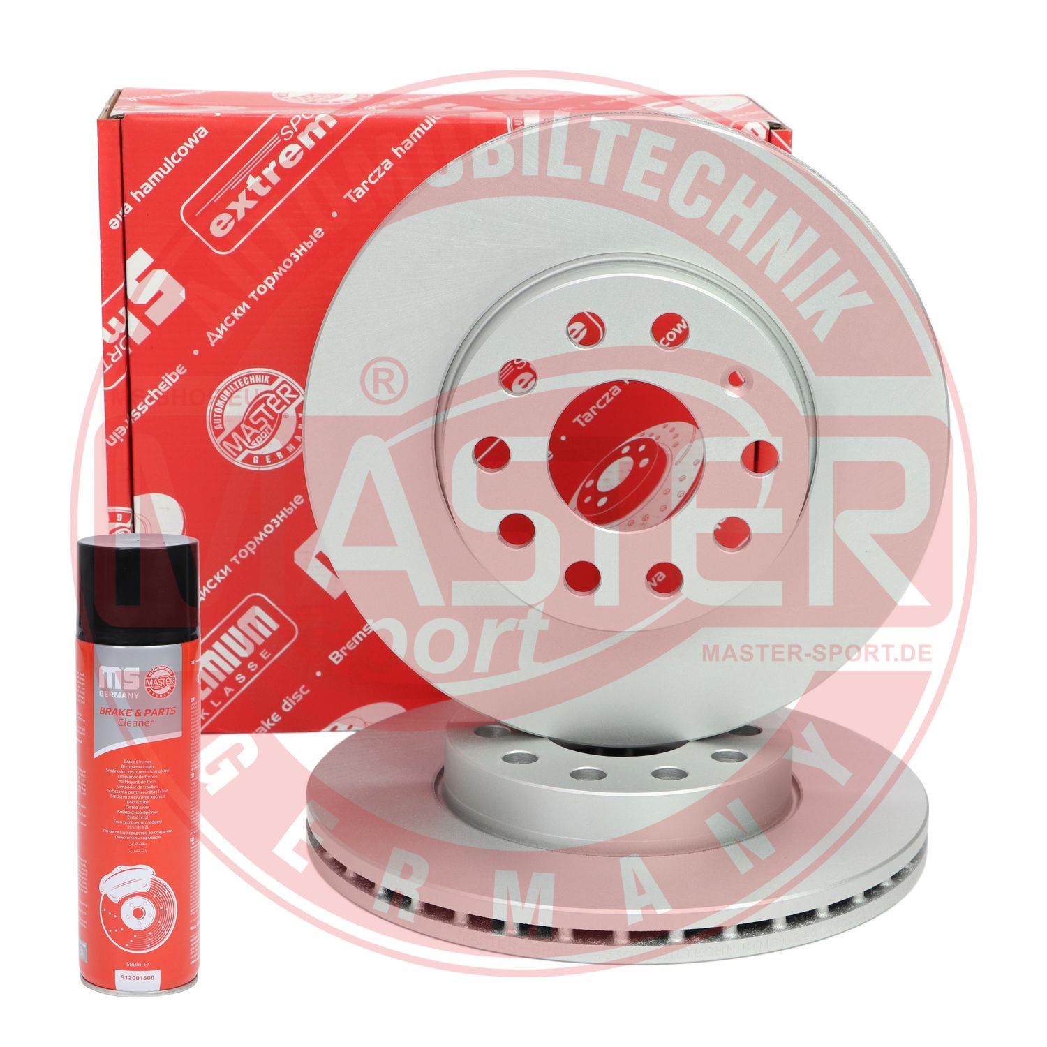 Disc frana VW GOLF VII (5G1, BQ1, BE1, BE2) 2.0 R 4motion benzina 280 cai MASTERSPORT GERMANY 24012402581-SET-MSP